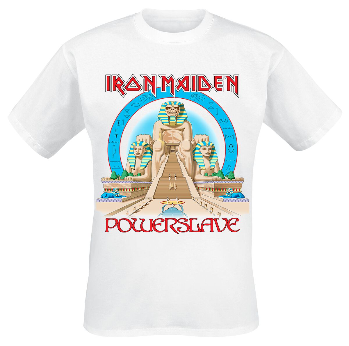 Powerslave World Slavery Tour 1984-1985 | Iron Maiden T-Shirt Manches courtes