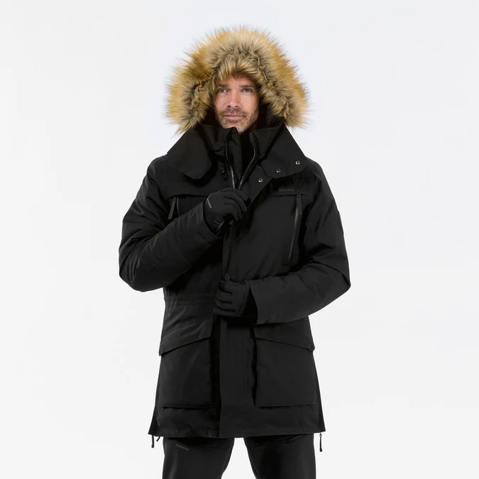 Decathlon Quechua - Jaqueta parka impermeável de inverno masculina Quechua para caminhadas - SH900 -4°F