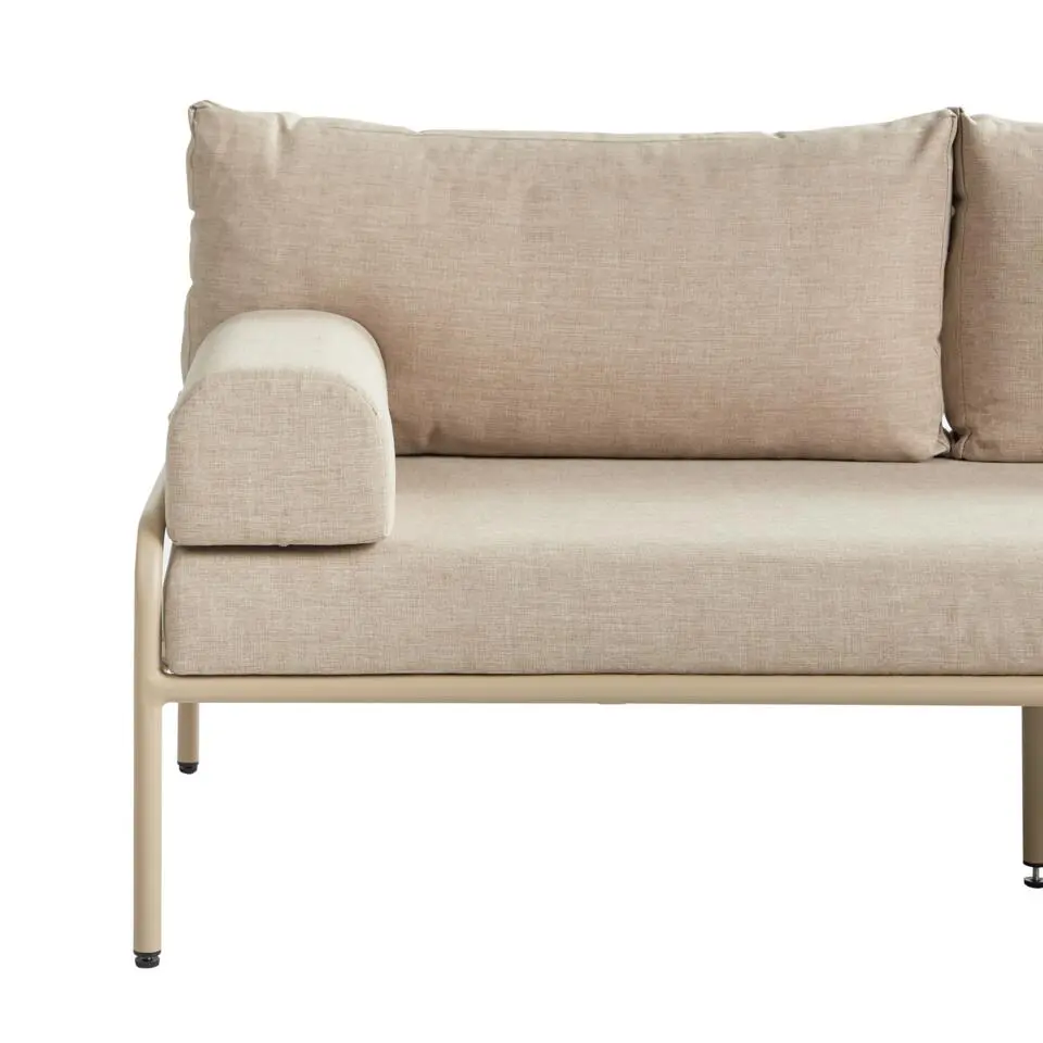 SOLOFRA - Tuinbank 2-zits - Beige - Aluminium