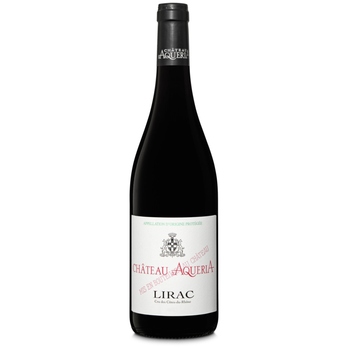 Lirac AOC rouge Château d'Aqueria -75cl