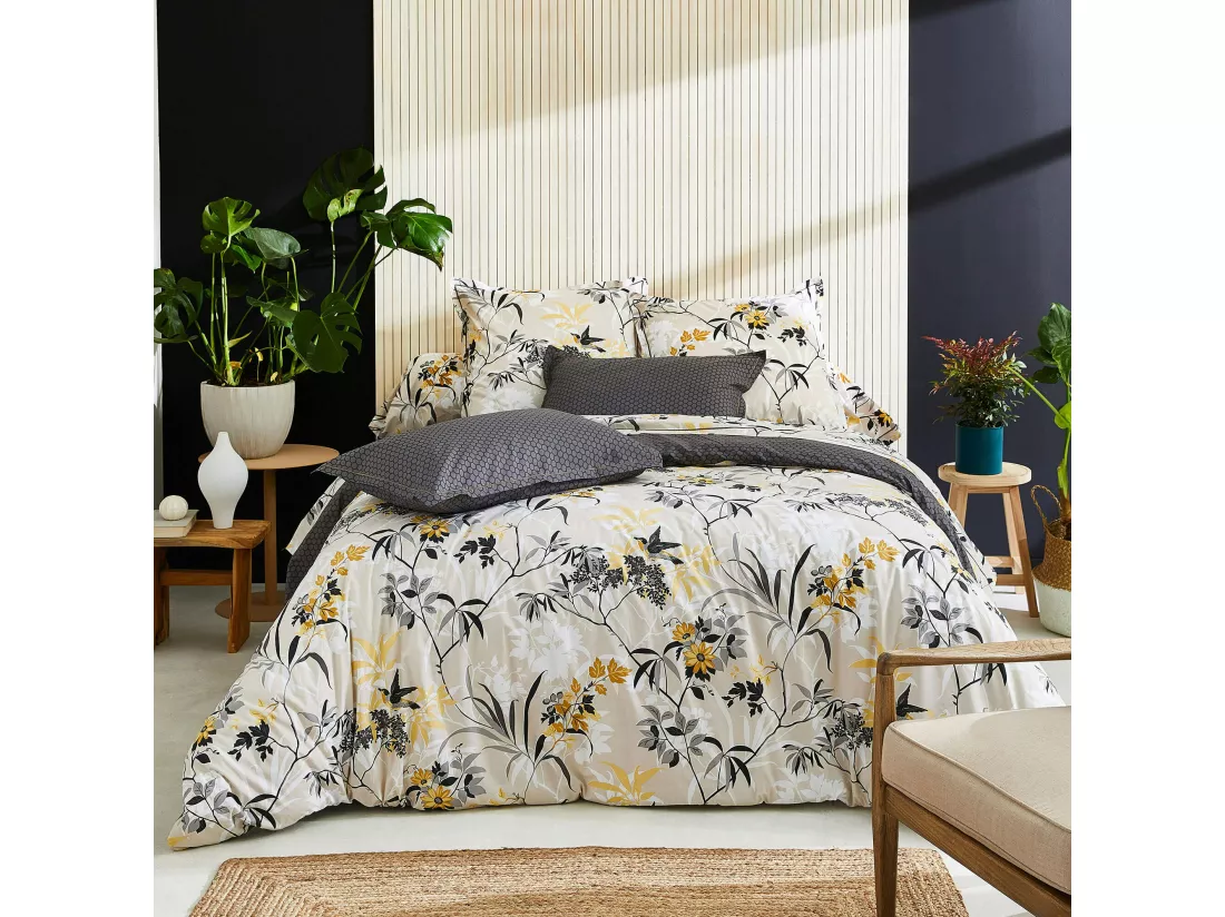 Taie de traversin 140x43 cm percale coton ASIA Beige