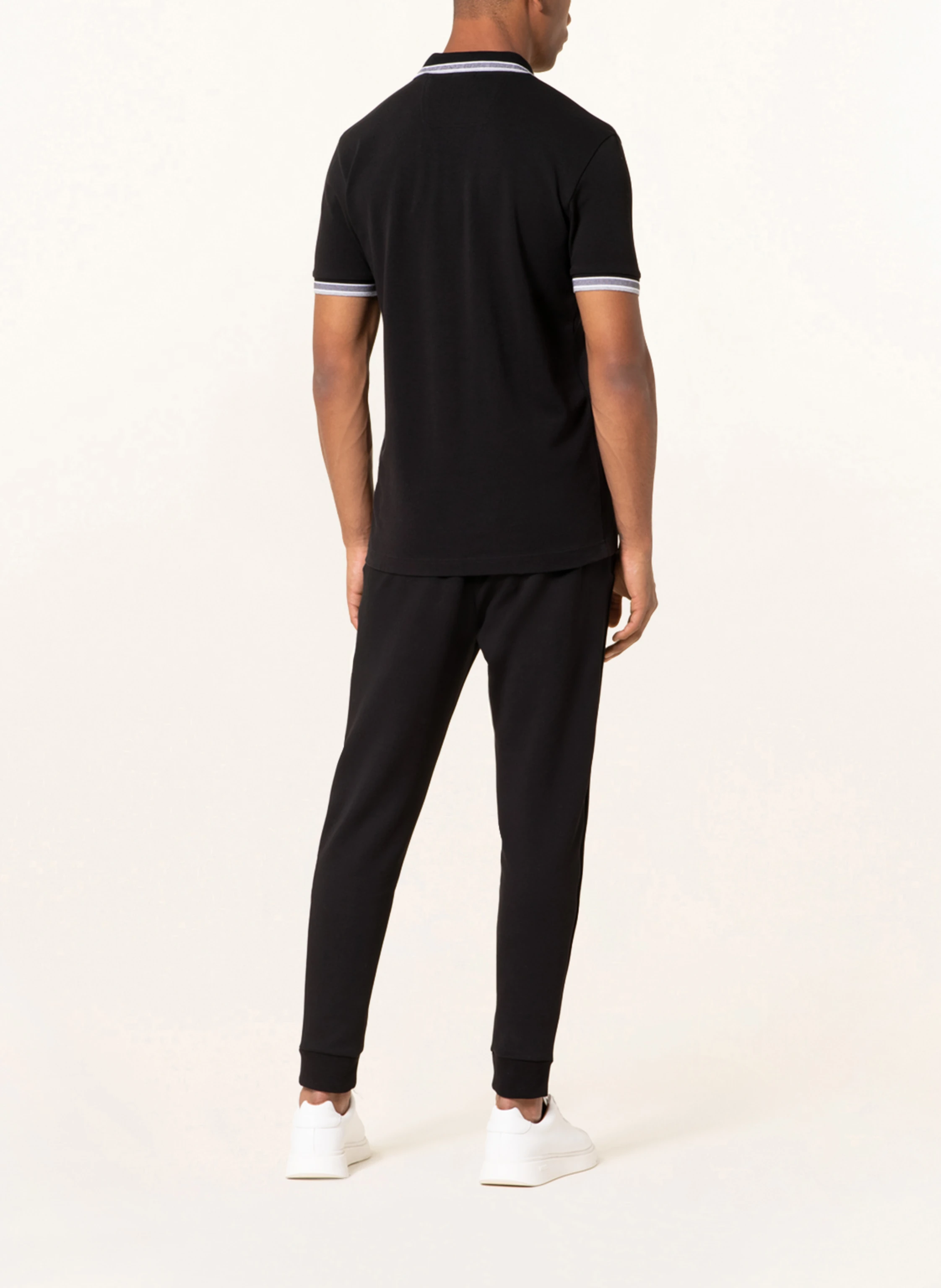 BOSS Piqué-Poloshirt PADDY CURVED Regular Fit