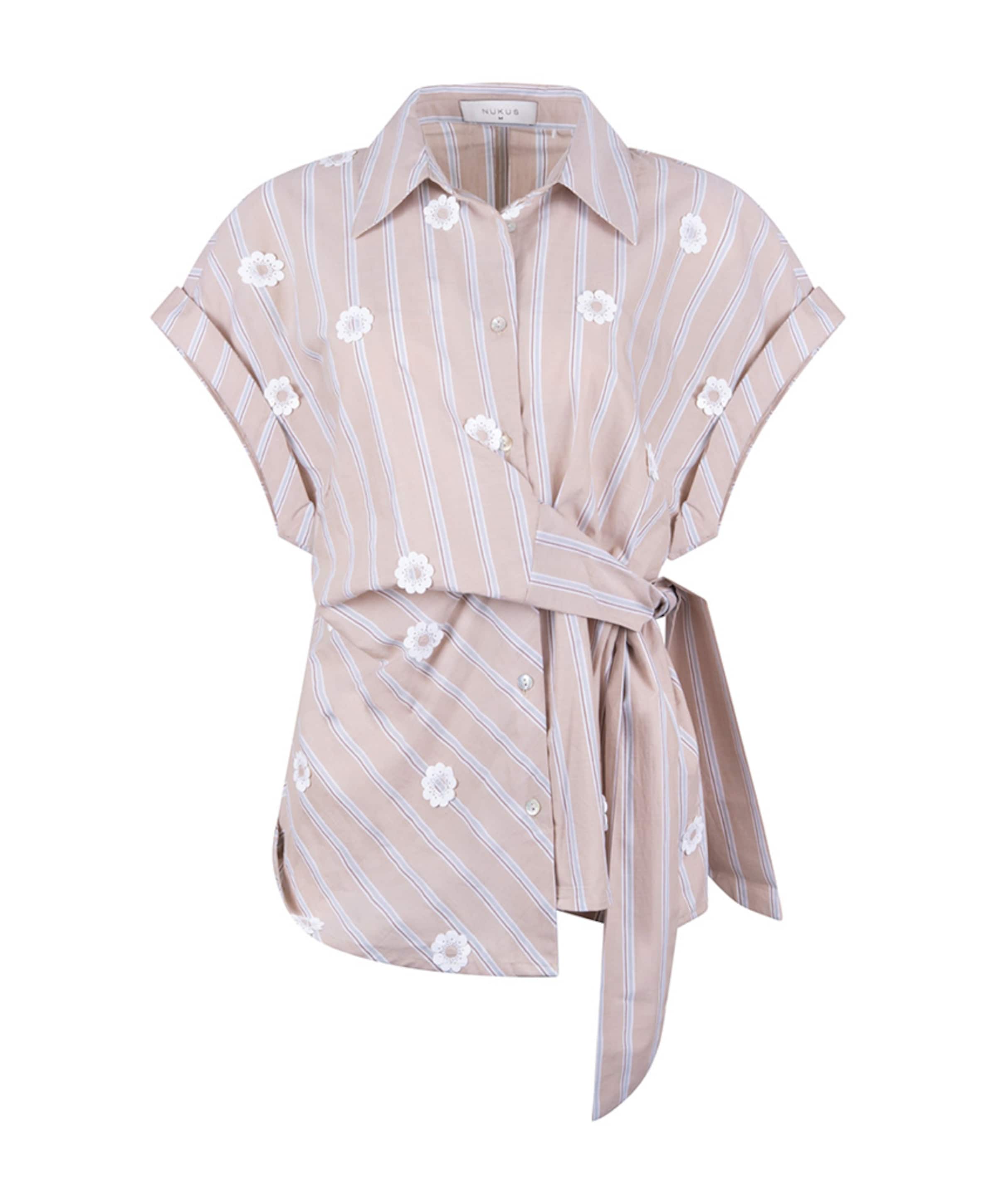 Nukus Dames blouse beige