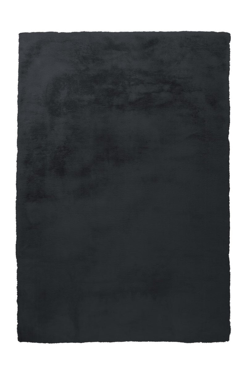 Divinia hoogpolig tapijt, antraciet, 35 mm, effen, 80 x 150 cm