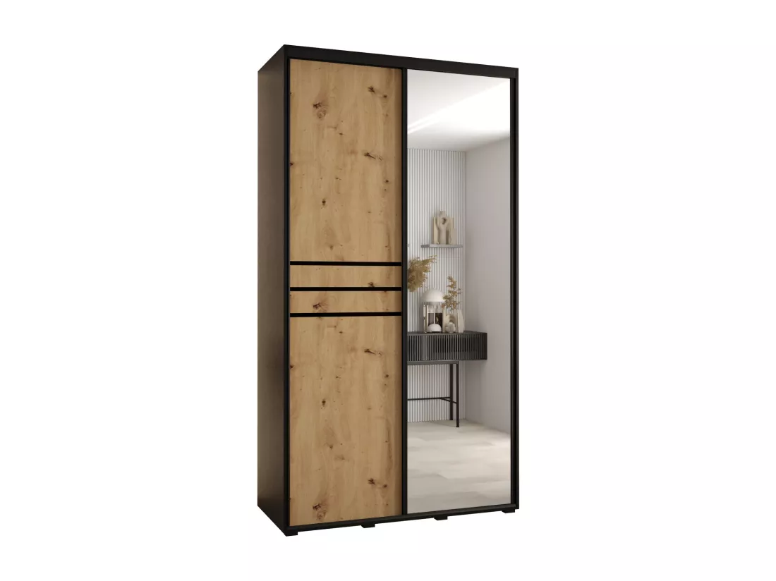 ARMOIRE DAVOS 11 À PORTES COULISSANTES 235,2/130/45 2 portes