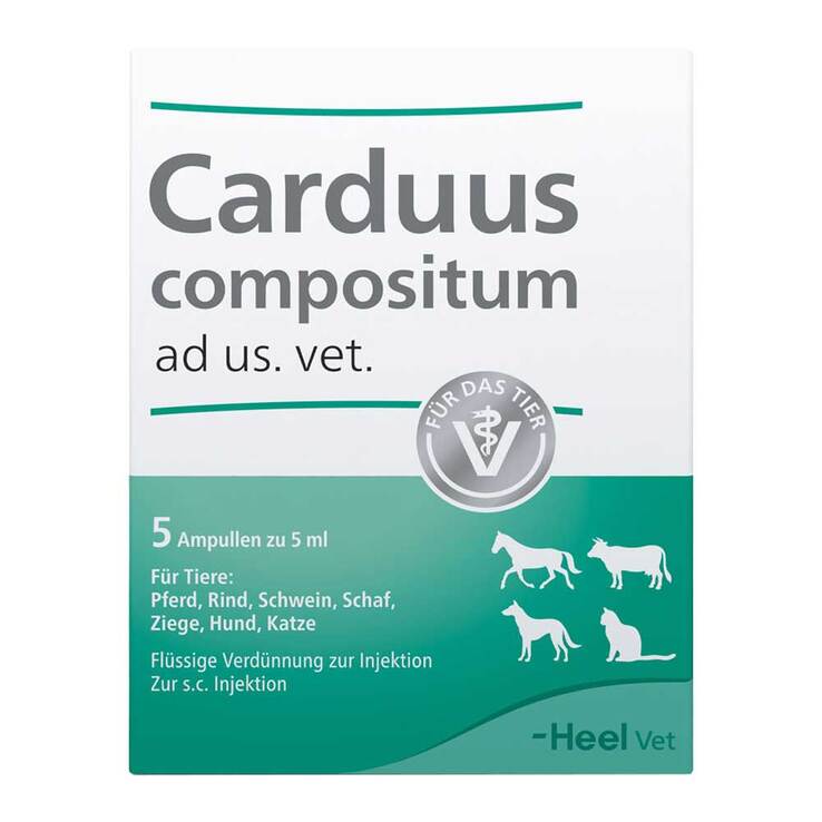 Carduus Compositum Ampullen vet. (für Tiere), 5X5 ml