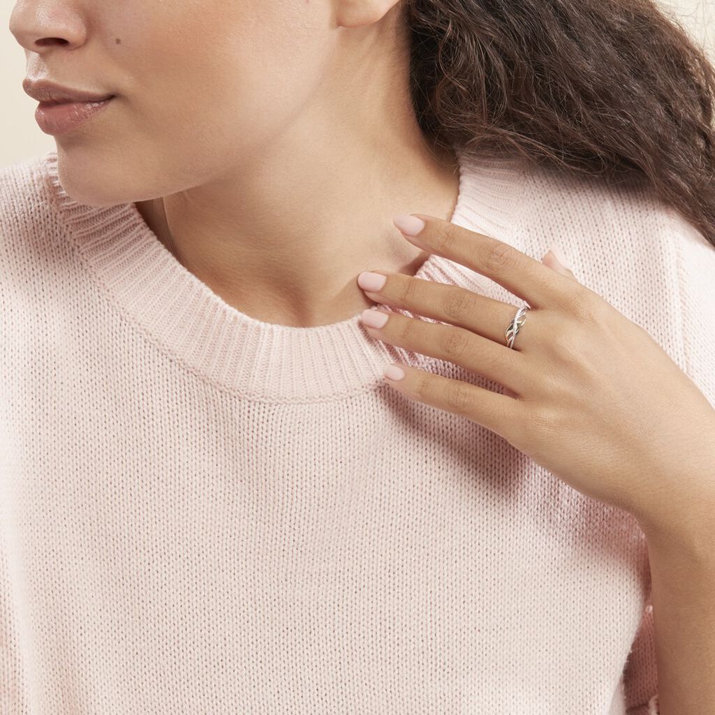Bague Helene Or Bicolore Diamant
