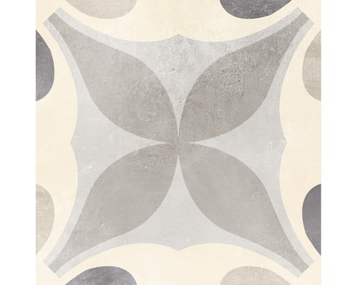 Porseleinen tegeldecoratie Cementine crème mix 15 x 15 x 0,9 cm diverse designs mat R10B