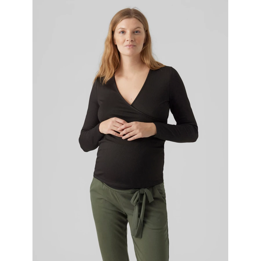 VERO MODA Stillshirt VMMIVY Black