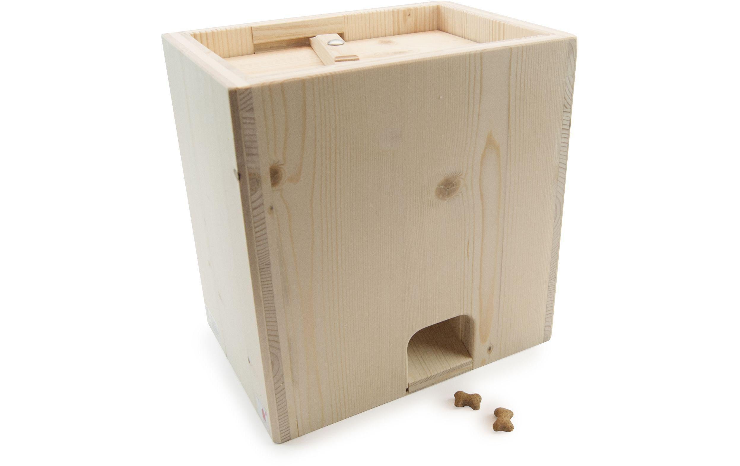 Strategie-Spiel Futtermühle Futterautomat<br>Holzspiel für 