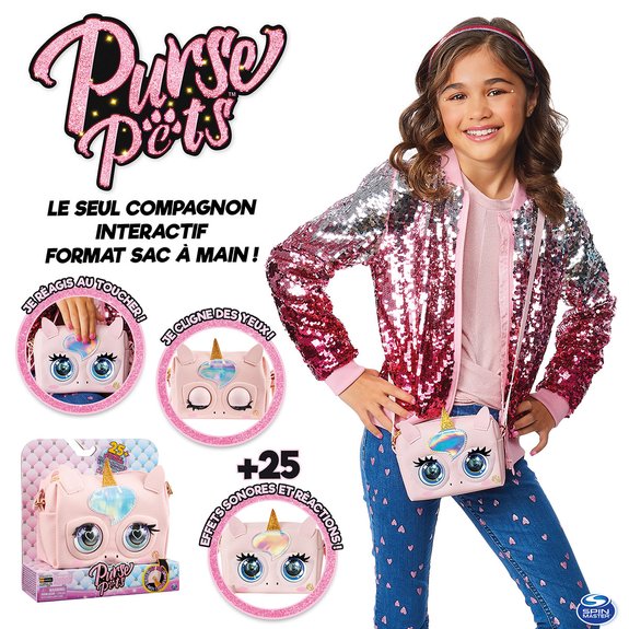 Sac à main interactif Purse Pets : Licorne