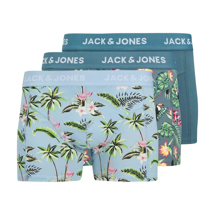 Jack & Jones Flower Bird Trunk Boxershorts Heren (3-pack)