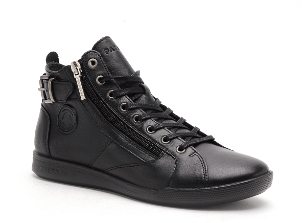 Pataugas boots bottine plates femme palme f4g noir