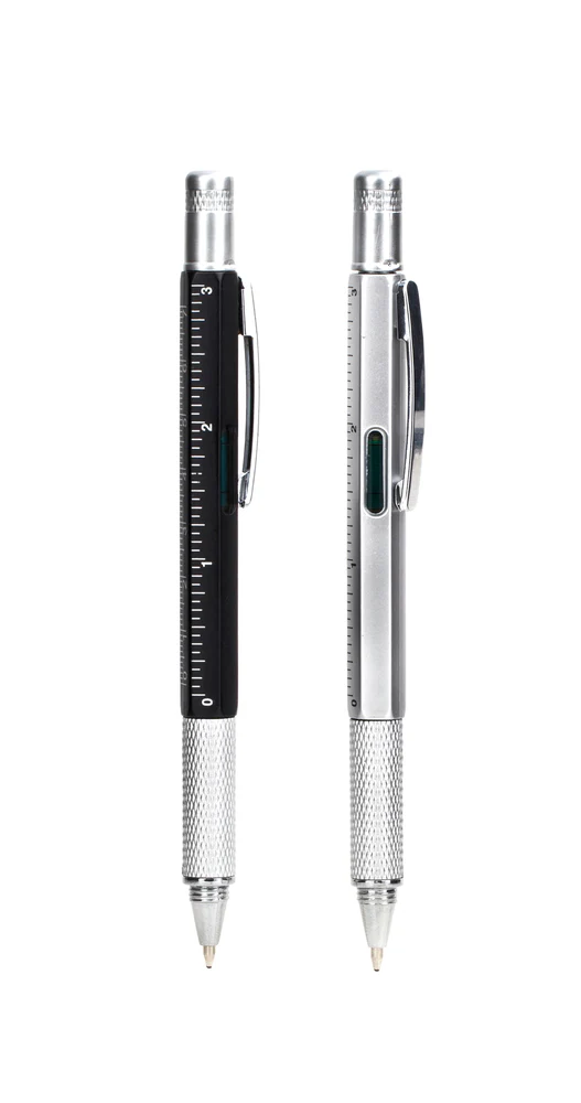 Kikkerland  Multi Tool kuglepen -sort/sølv