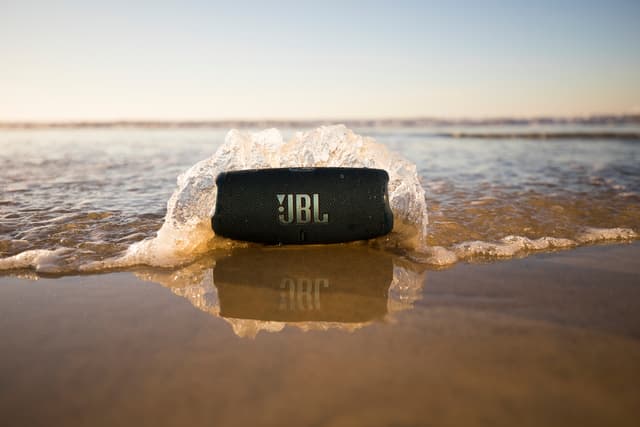 JBL Charge 5 trådløs transportabel højttaler (sort)