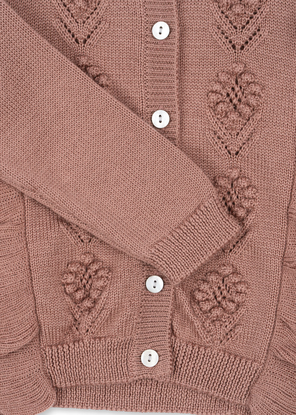 FIOL CARDIGAN - BURLWOOD - 12M