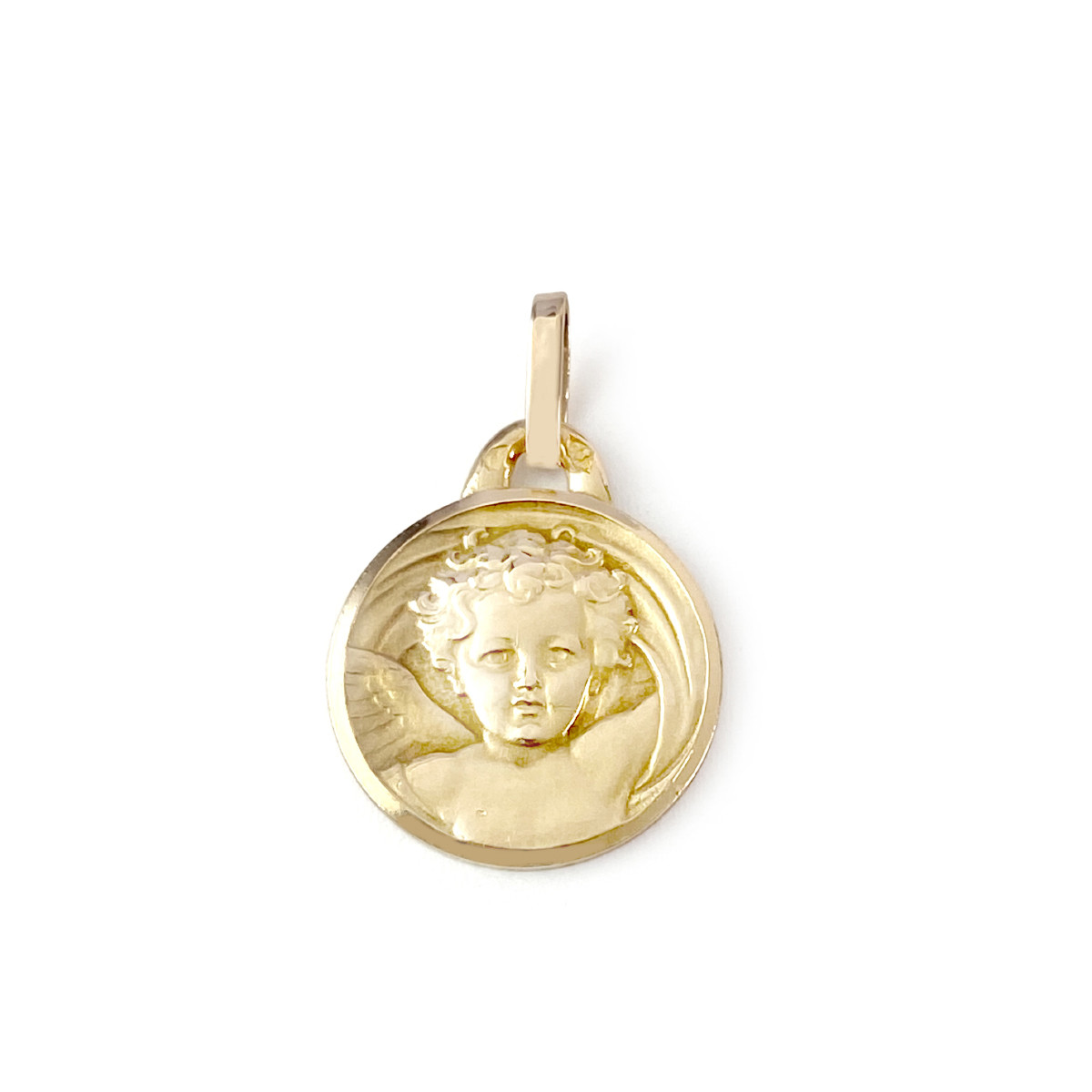 Pendentif médaille d'occasion or 750 jaune