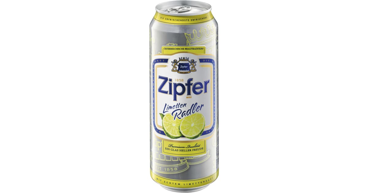 Zipfer Limetten Radler 0,5 Liter Dose (Einweg)