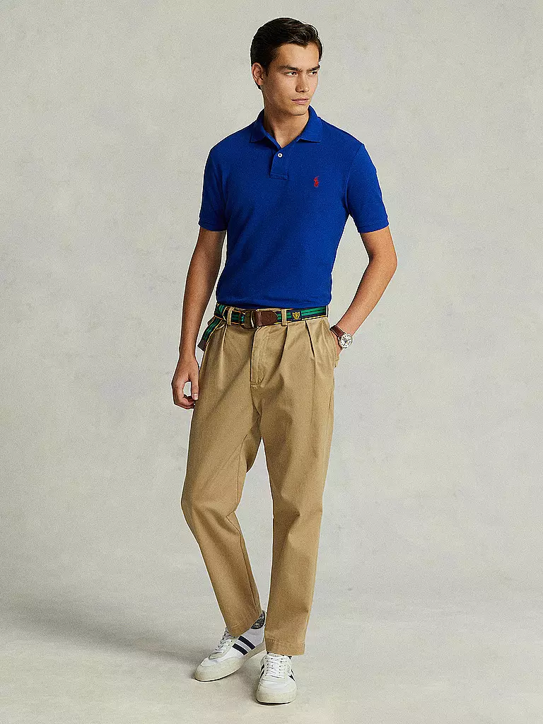 POLO RALPH LAUREN Poloshirt Custom Slim Fit blau