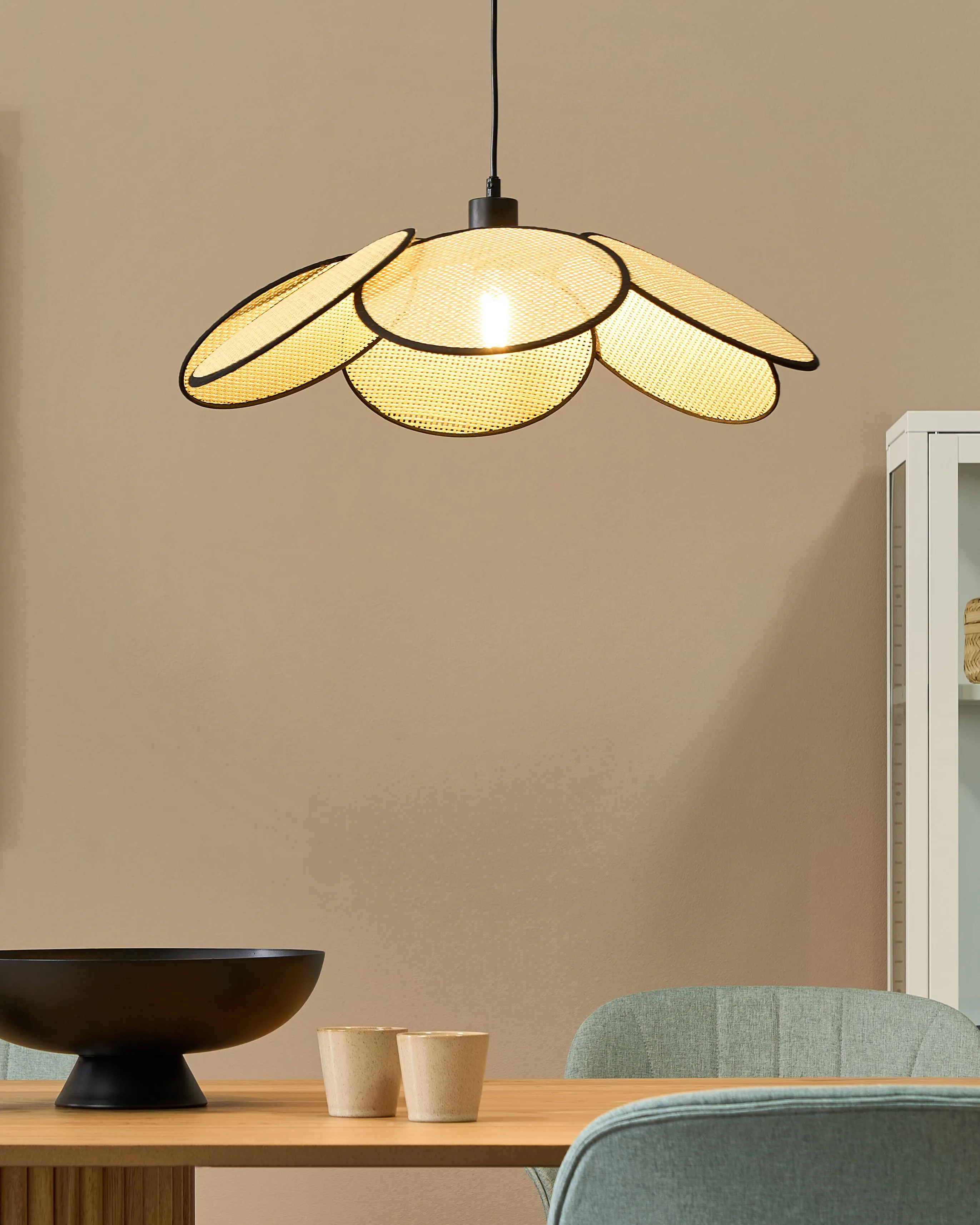 Hanglamp MEROO Papier Natuurlijk