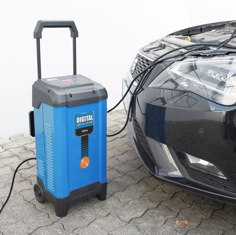 Güde - GDB 24V/12V-200 - Acculader - 230 V - 6000 W - Voor 20-450 Ah Batterijen