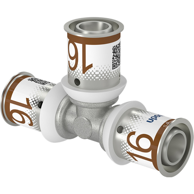 Uponor S-Press Plus pers T-stuk 16mm
