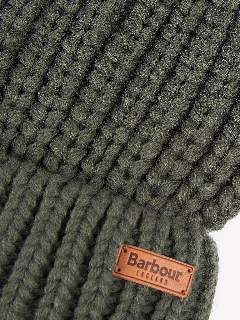 BARBOUR Mütze - Haube SALTBURN olive