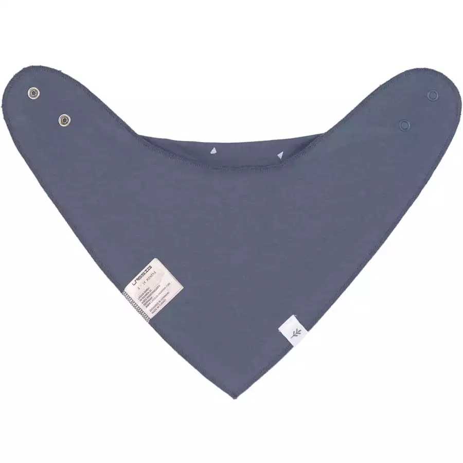 LÄSSIG Dreieckstuch Baby 2er Pack Blue Grey