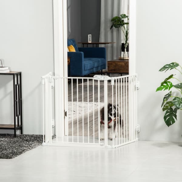 Dog Barrier Konfigurerbar Vinkeljusterbar Sammenleggbar Automatisk Dør