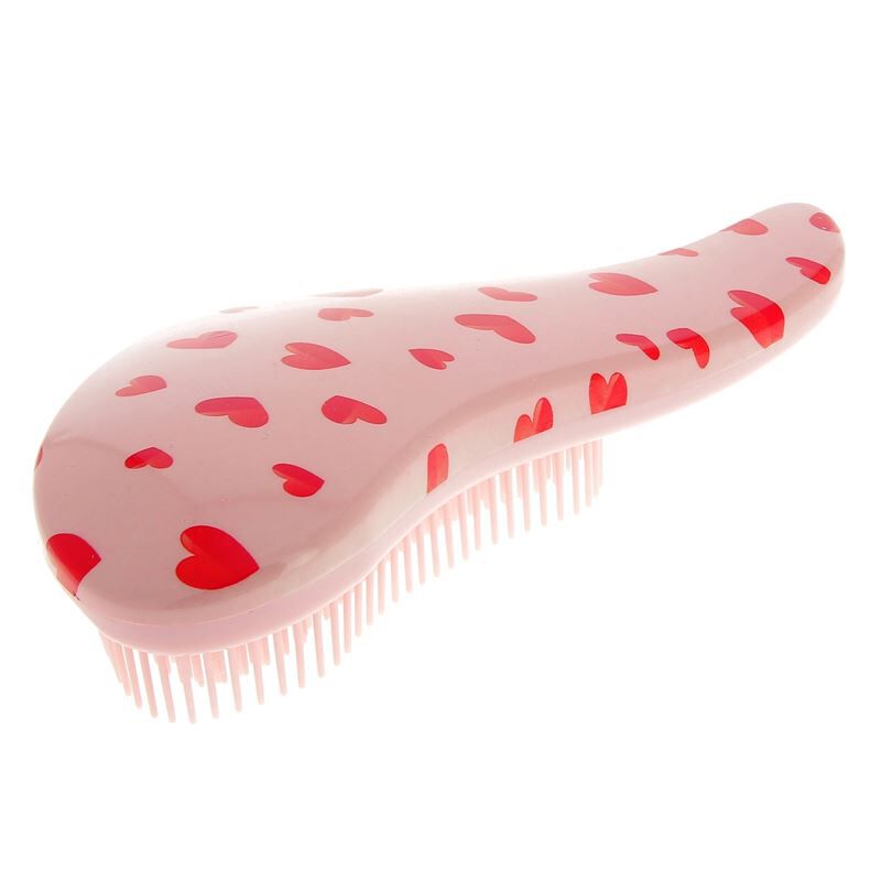 Brosse à cheveux démêlante cœurs