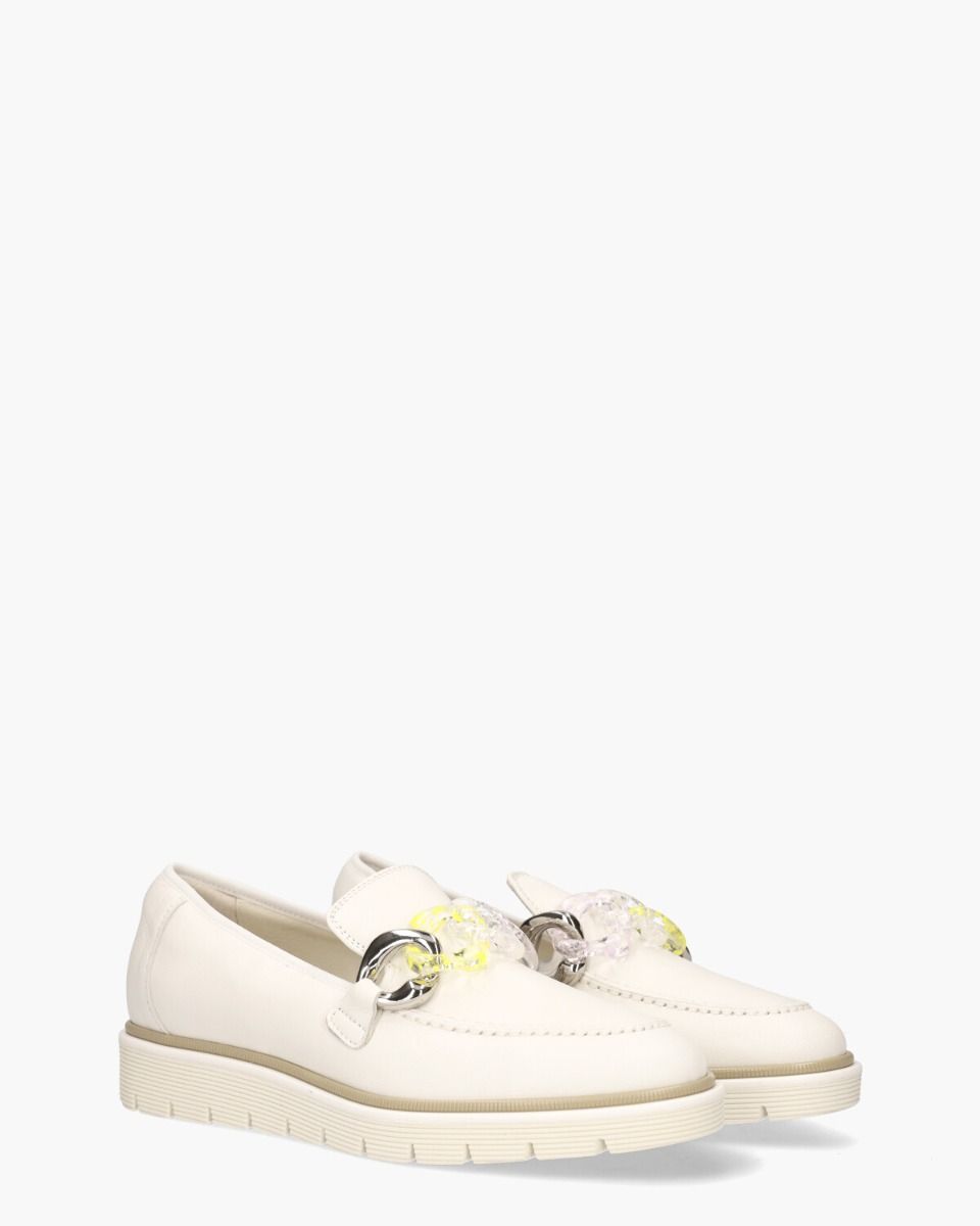 DLSport 5688 Off-White Damesloafers
