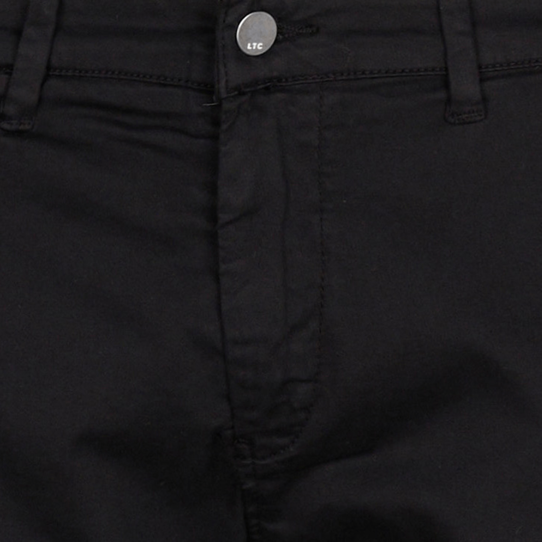 CESAR - Chino large en coton stretch | Noir