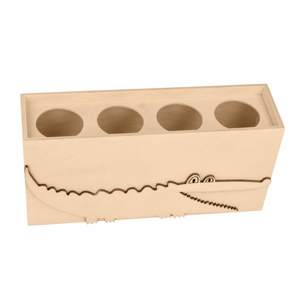 3 décorations chambre enfant en bois - animaux
