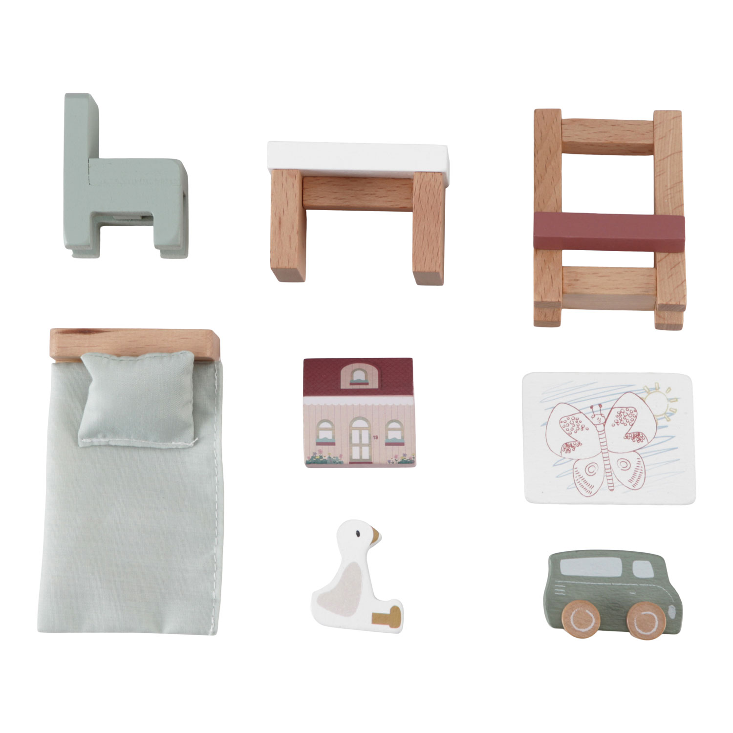 Little Dutch Houten Poppenhuis Uitbreiding - Kinderkamer FSC