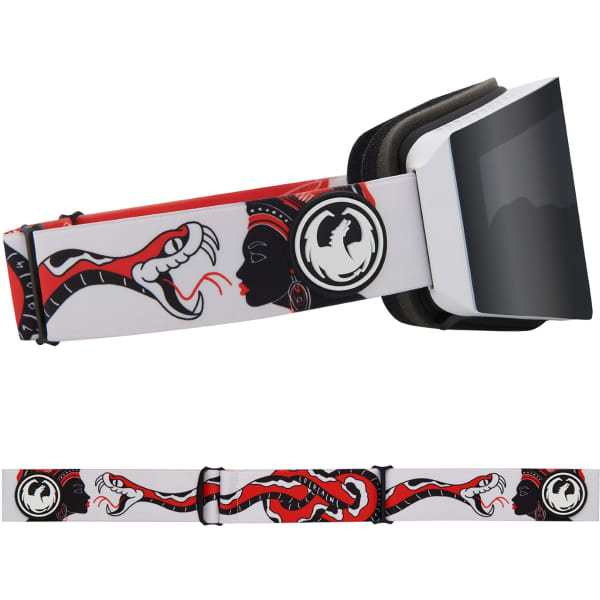 Masque de ski DRAGON RVX MAG OTG RANALTER24/LLDARKSMOKE+LLSILVERION