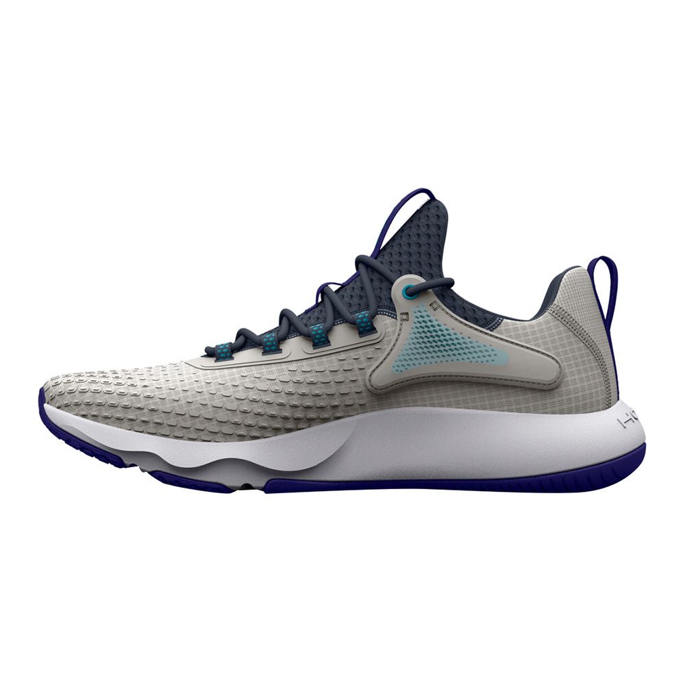 Under Armour UA HOVR RISE 4 - Chaussures training Homme gray mist/sonar blue/downpour gray