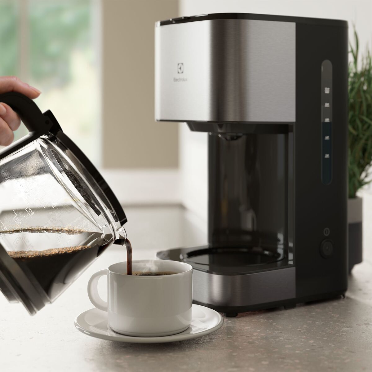 Create 3 E3CM1-3ST kaffetrakter 1,25 liter, rustfritt stål