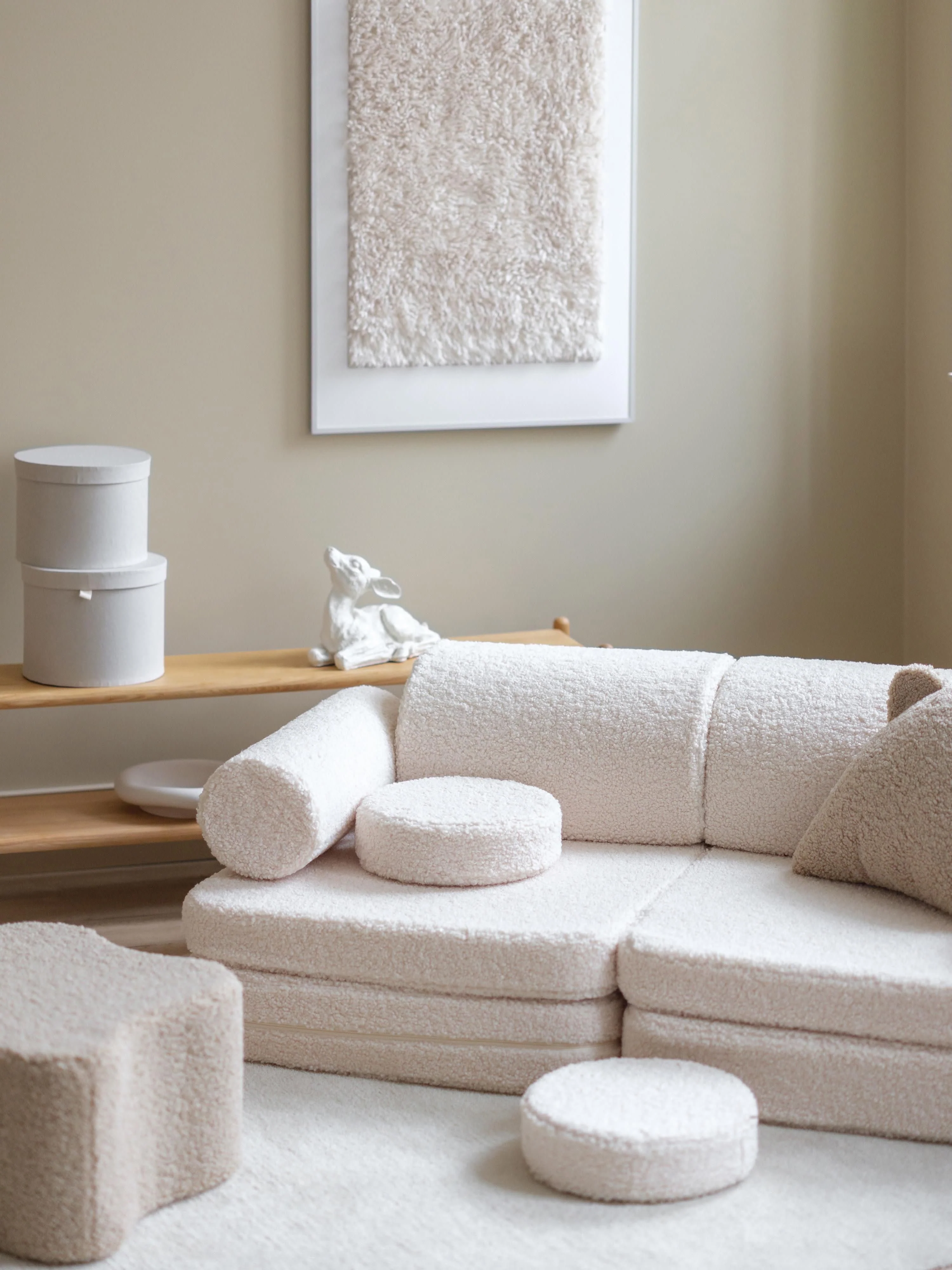 Handgemaakte modulaire teddy speelbank Sugar