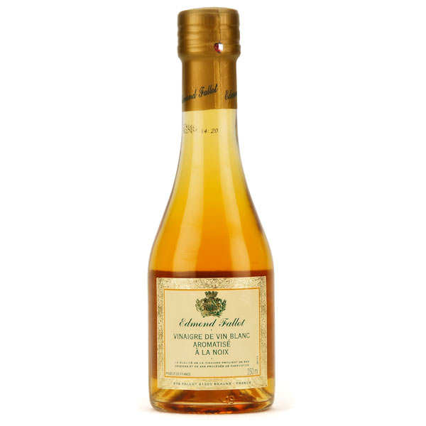 Vinaigre de vin blanc aromatisé à la noix