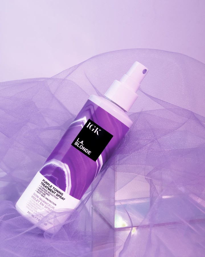 IGK LA Blonde Purple Toning Treatment Spray 207ml