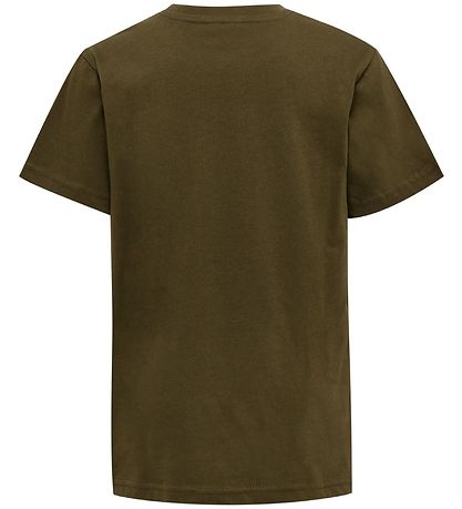 Hummel T-Shirt - hmlTomb - Dark Olive