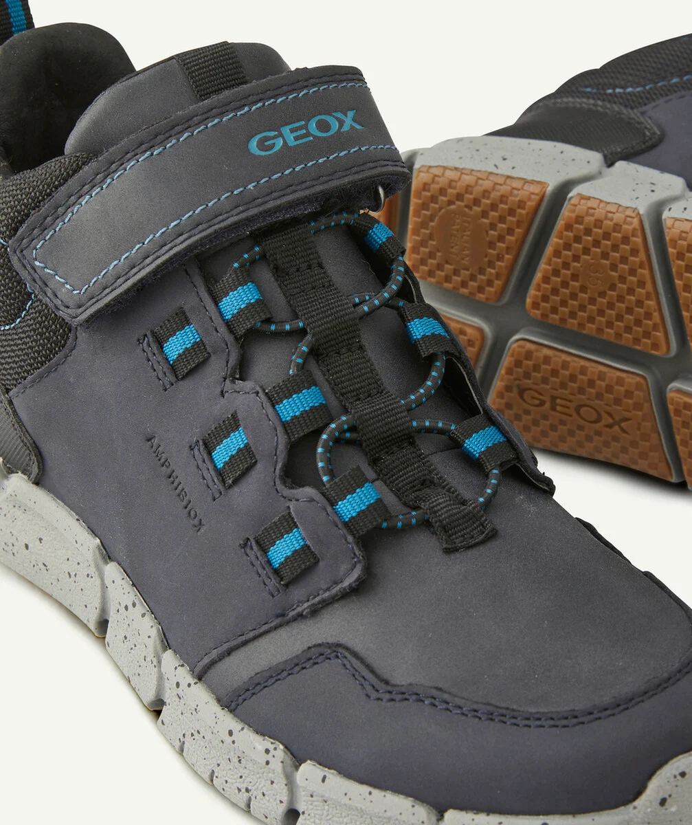 GEOXLES BOTTINES MONTANTES GRISES