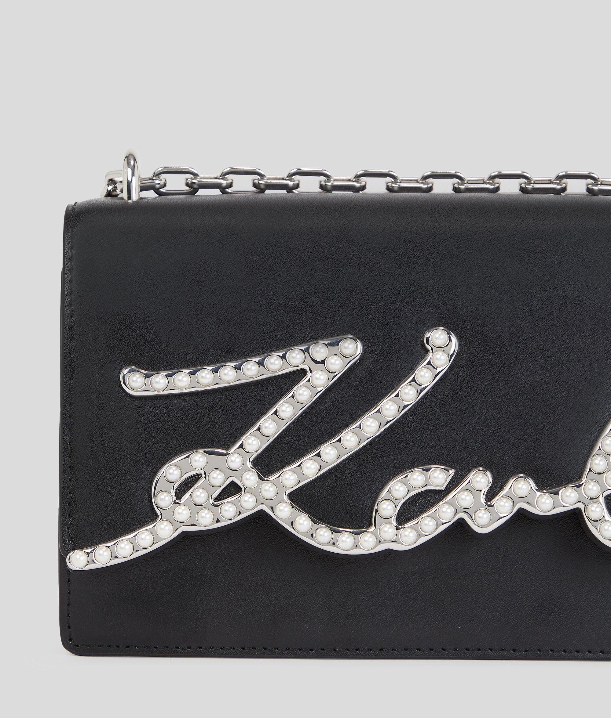 PETIT SAC PORTÉ ÉPAULE AVEC PERLES K/SIGNATURE
