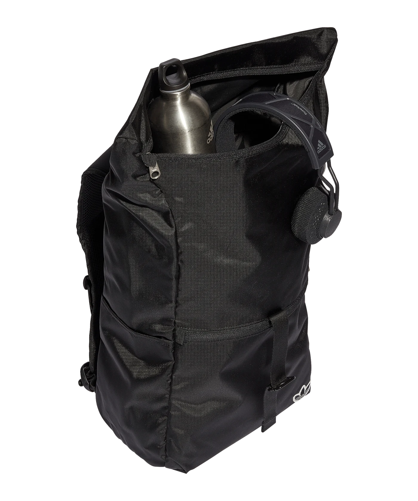 adidas Originals Rolltop Rucksack Schwarz