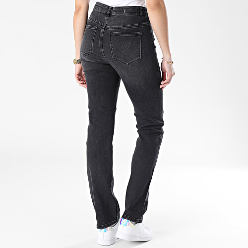 Jean Slim Femme Sui Mid Noir