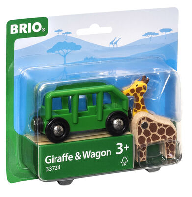 BRIO 33724 Sjiraff Og Vogn