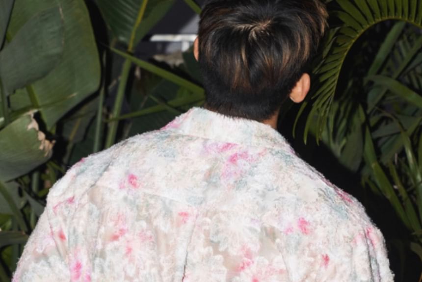 JUN.LEE - Overhemd met lange mouwen en bloemenprint