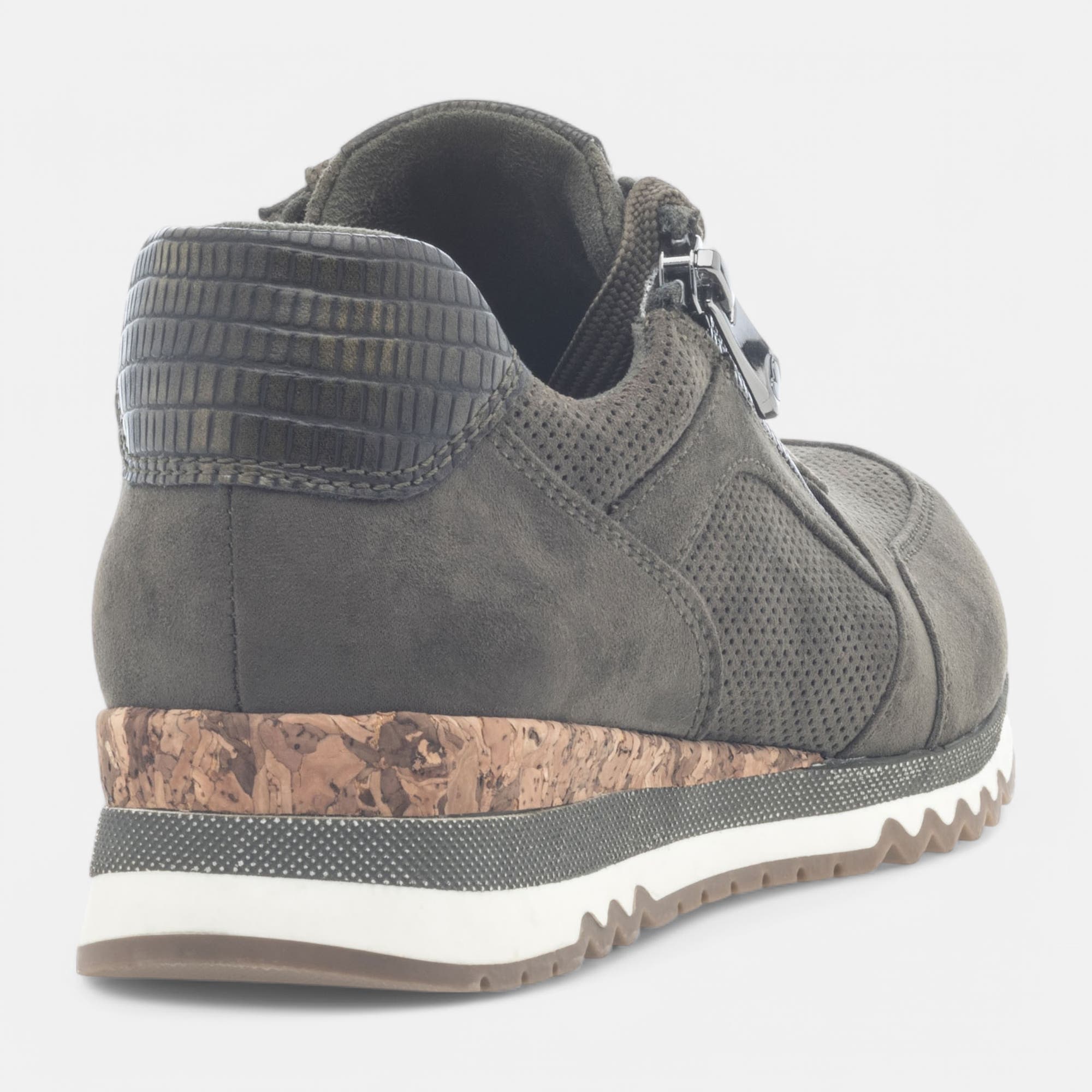 Baskets basses Femme kaki