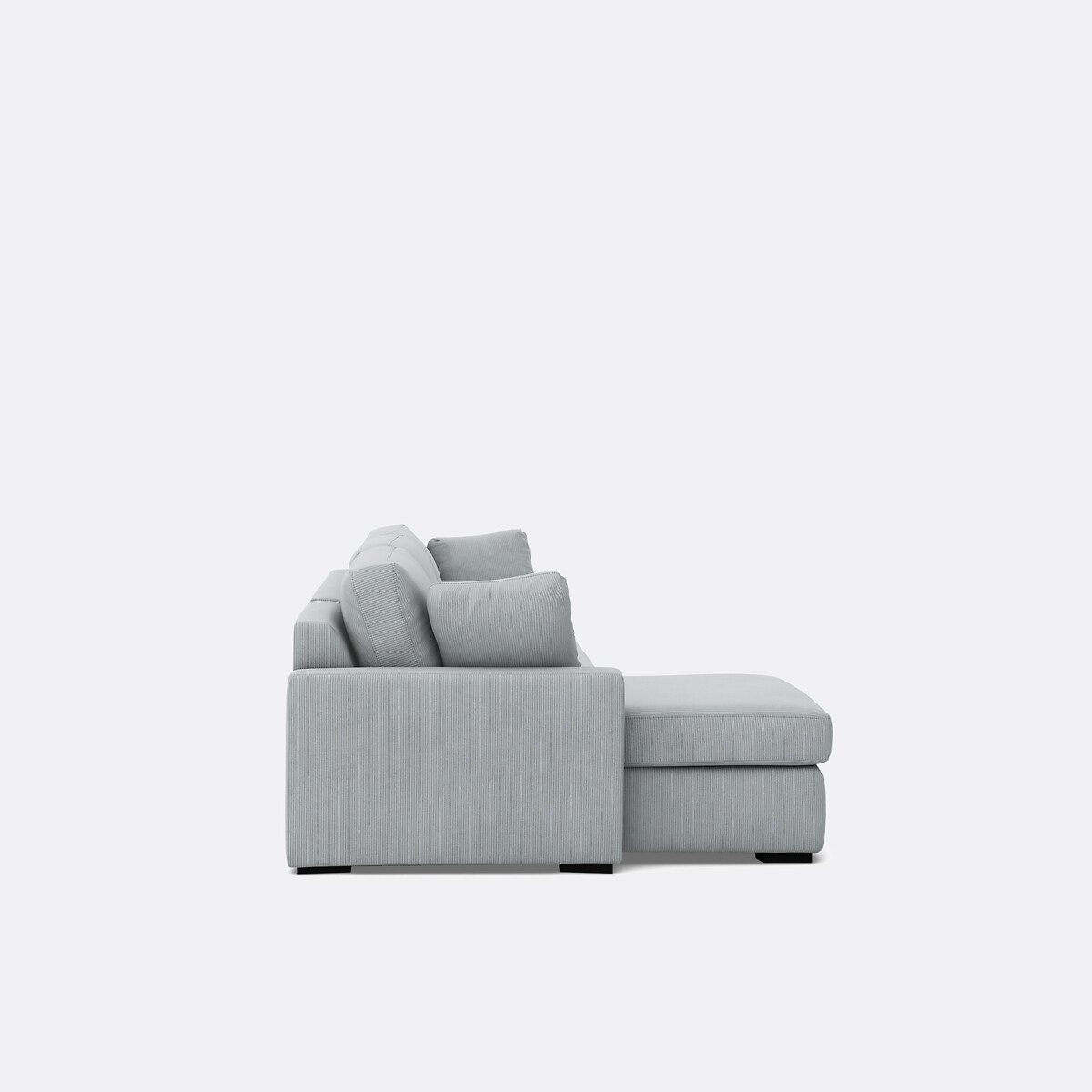 LA REDOUTE INTERIEURS<br>Sofá cama de canto em bombazina fina, Bultex, Timor