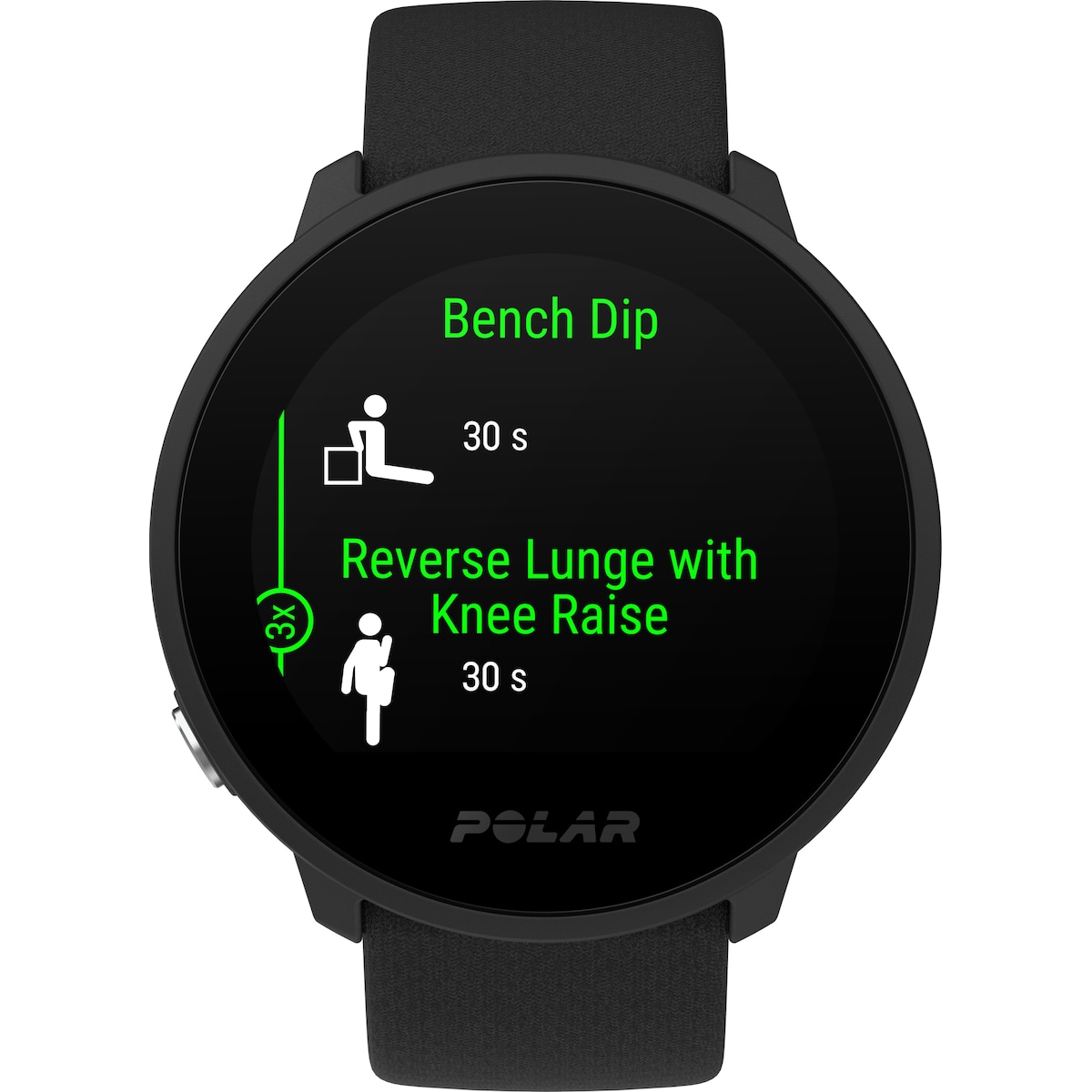 Polar Unite sportsklokke S/L (sort)